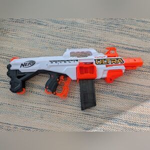 Nerf Ultra Select Blaster - White, Orange, and Black